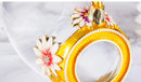 Red Rose Enamel Crystal Mug Elegant Gift, ibuyxi.com