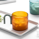 Creative Heat-Resistant Colored Glass Mug, ibuyxi.com