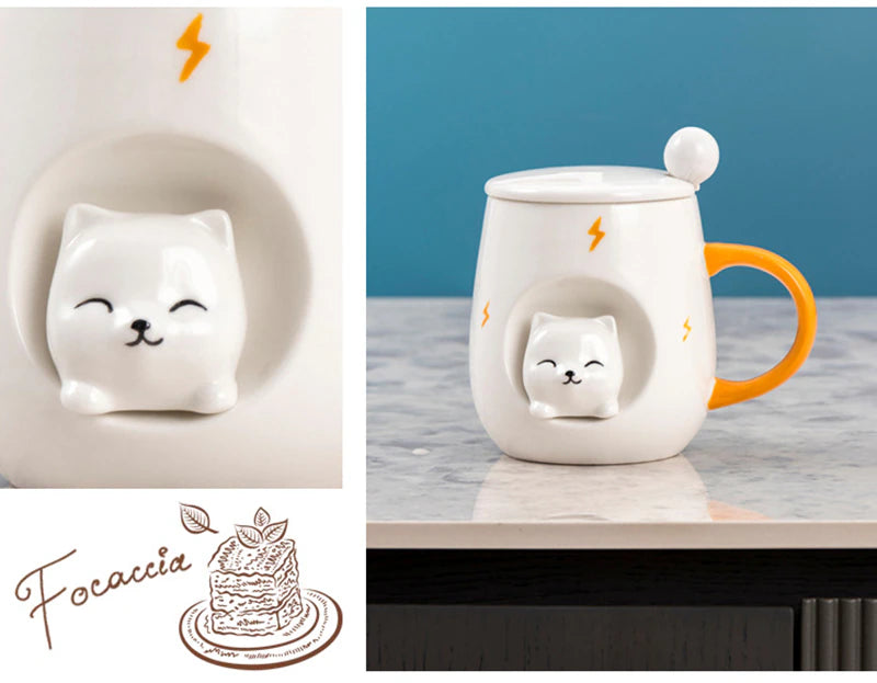 3D Stereo Mug Original Coffee Cup with Lid - view 8