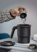 Ceramic Filter Tea Mug Lid and Separation Design, ibuyxi.com