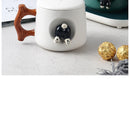Cute 3D Husky Mug Lid Included with Spoon, ibuyxi.com