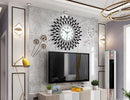 Crystal Sun Modern Silent Wall Clock Home Decor - view 10