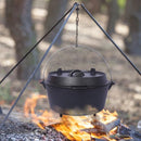 Pre-Seasoned Cast Iron Camping Dutch Oven