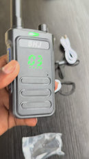 Long-Range Rechargeable Walkie Talkie Pair