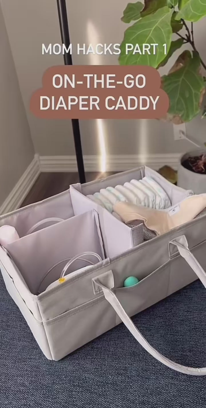 SnugNest Teddy Diaper Caddy