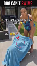 Dog Life Jacket Vest with Rescue Handle
