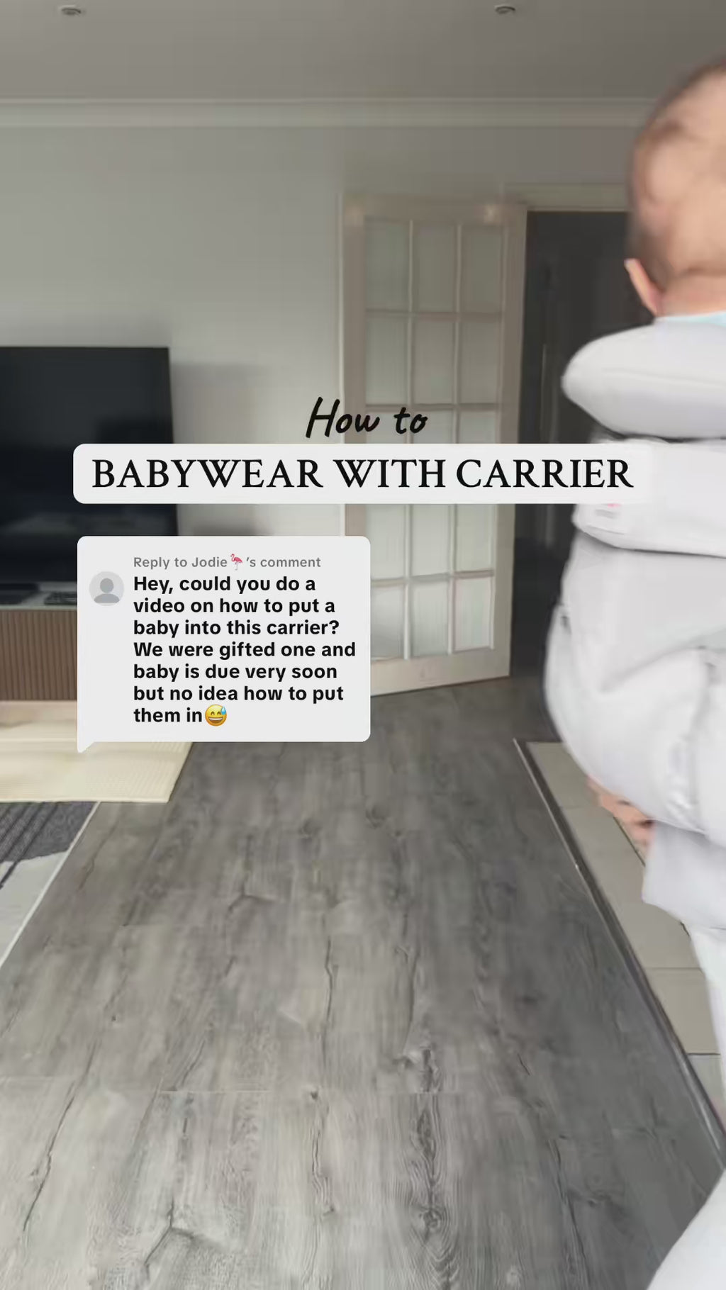 Soft Structured Baby Carrier with Lumbar Support