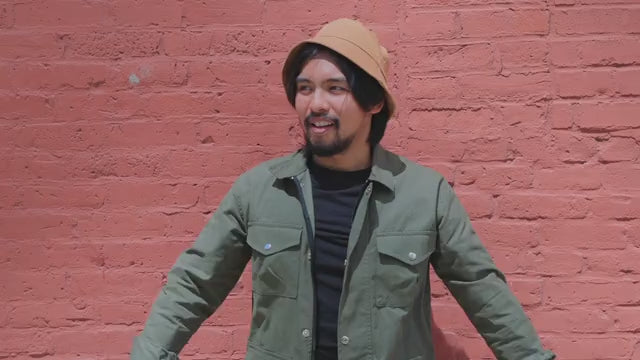 Men's Corduroy Button-Front Overshirt