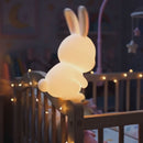 Silicone Bunny Night Light - Pixar style crib cuddle video