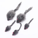 Realistic Catnip Plush Mouse Toys, 5-Pack