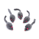 Realistic Catnip Plush Mouse Toys, 5-Pack