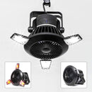 Rechargeable Camping Tent Fan with LED Light