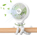 Rechargeable Clip-On Stroller Fan with Flexible Tripod Legs