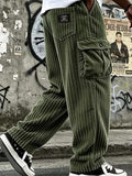 Retro Corduroy Cargo Pants