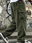 Retro Corduroy Cargo Pants