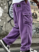 Retro Corduroy Cargo Pants