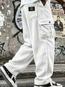 Retro Corduroy Cargo Pants