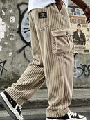 Retro Corduroy Cargo Pants