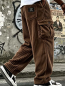Retro Corduroy Cargo Pants