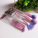 Rose Gold Glitter Makeup Brush Gift Set