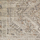 Barny Beige Flat Pile Washable Rug