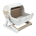 Semi-Automatic Sifting Cat Litter Box