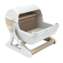 Semi-Automatic Sifting Cat Litter Box