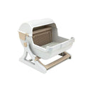 Semi-Automatic Sifting Cat Litter Box