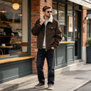 Sherpa Lined Lapel Corduroy Jacket