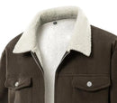Sherpa Lined Lapel Corduroy Jacket