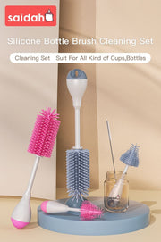 Silicone Baby Bottle Brush Set