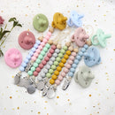 Silicone Pacifier Clip Set