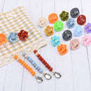 Silicone Pacifier Clip Set