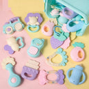 Silicone Teething Toy Set, 10 Pack