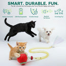 Smart Motion-Sensor Rolling Ball Cat Toy with Tail