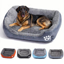 Soft Square Large Dog Sofa Elastic Dog House Cushion Winter Warm Medium Dog Bed