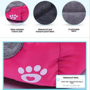 Soft Square Large Dog Sofa Elastic Dog House Cushion Winter Warm Medium Dog Bed