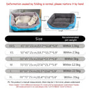 Soft Square Large Dog Sofa Elastic Dog House Cushion Winter Warm Medium Dog Bed