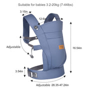Soft Structured Baby Carrier with Lumbar Support
