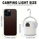 Solar Camping Lantern USB Rechargeable Hanging Light