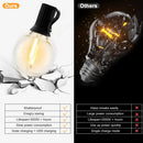 Solar G40 String Lights with Remote for Patio Garden