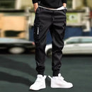 Solid Color Multi Flap Pocket Cargo Pants