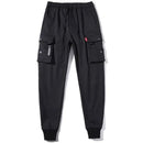 Solid Color Multi Flap Pocket Cargo Pants