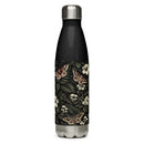 Dark Botanical Stainless Steel Water Bottle, iBuyXi.com