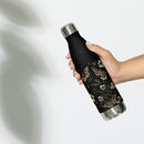 Dark Botanical Stainless Steel Water Bottle, iBuyXi.com