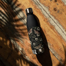 Dark Botanical Stainless Steel Water Bottle, iBuyXi.com