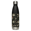 Dark Botanical Stainless Steel Water Bottle, iBuyXi.com