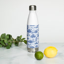 Stork Chinoiserie Stainless Steel Water Bottle
