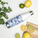 Stork Chinoiserie Stainless Steel Water Bottle