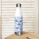Stork Chinoiserie Stainless Steel Water Bottle